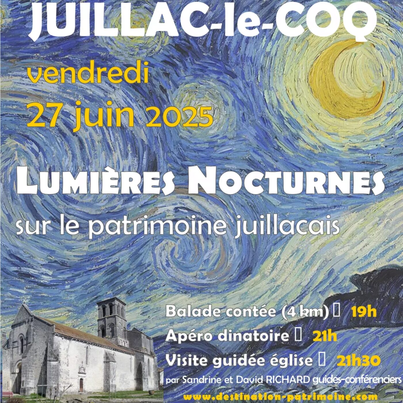 Nuit des Eglises vendredi à Juillac-le-Coq et un regard large sur le patrimoine episode artwork