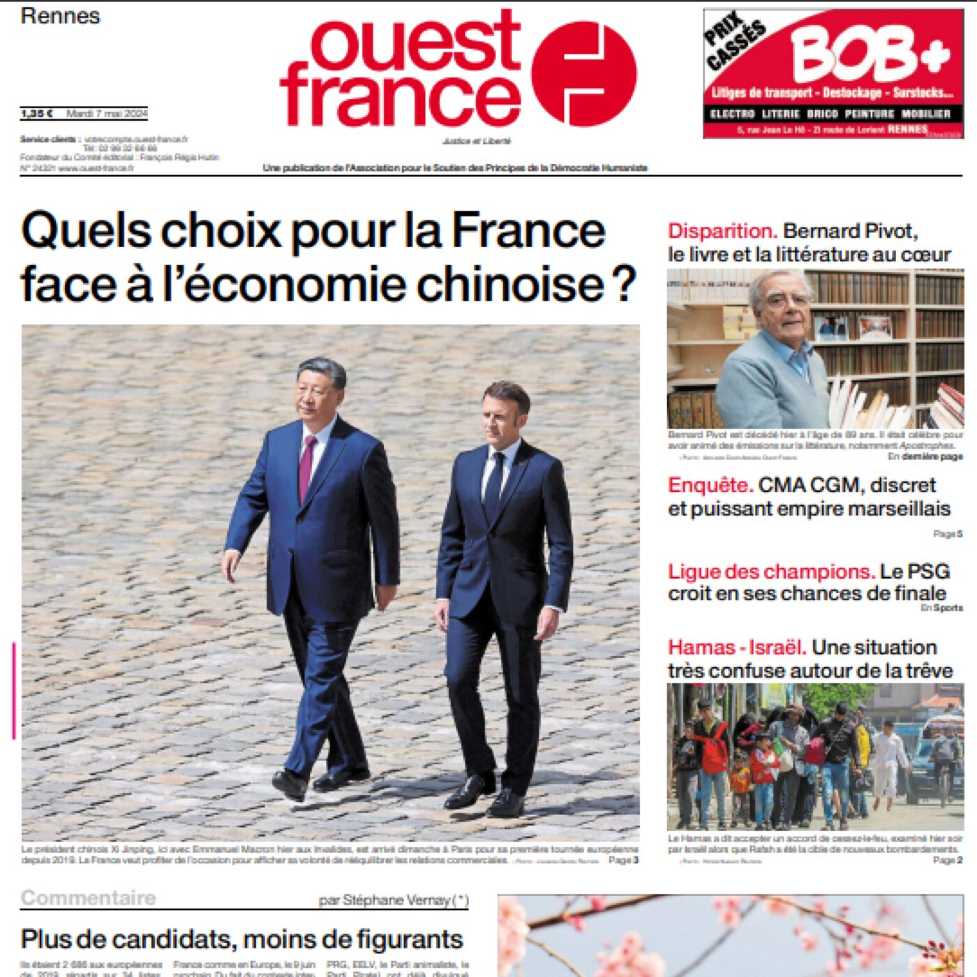 La revue de presse des quotidiens