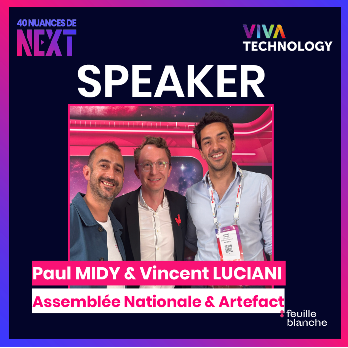 Regards croisés sur l’IA : Vincent Luciani, CEO d’Artefact X le député Paul Midy episode artwork