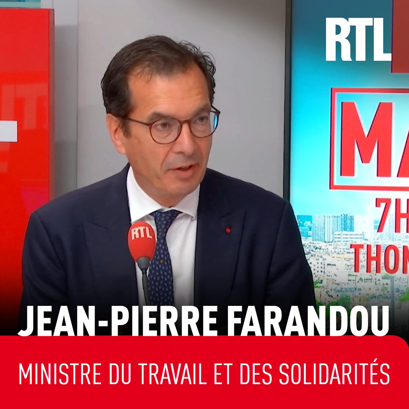 "On ne va pas mettre le pays à l'arrêt" : le ministre du Travail rejette sur RTL l'idée d'imposer par la loi une température maximale