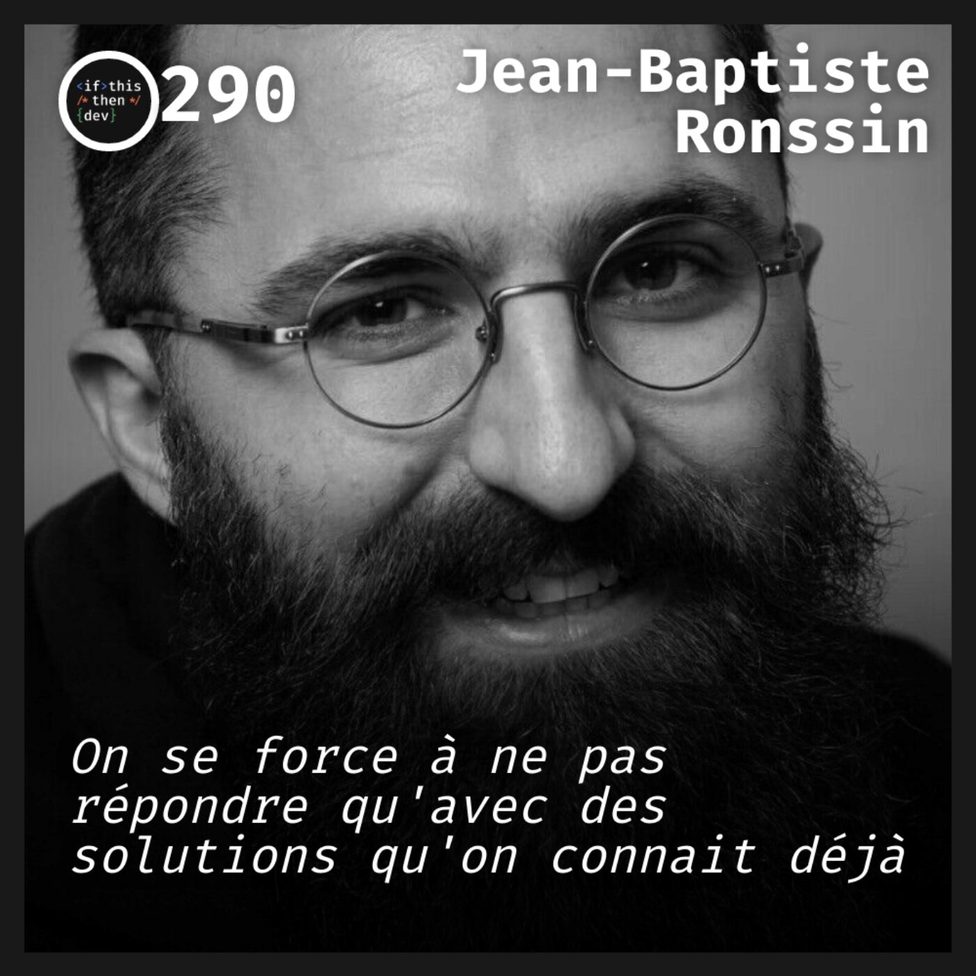 episode cover #290.src - Dev interne: L'ombre de la tech avec Jean-Baptiste Ronssin