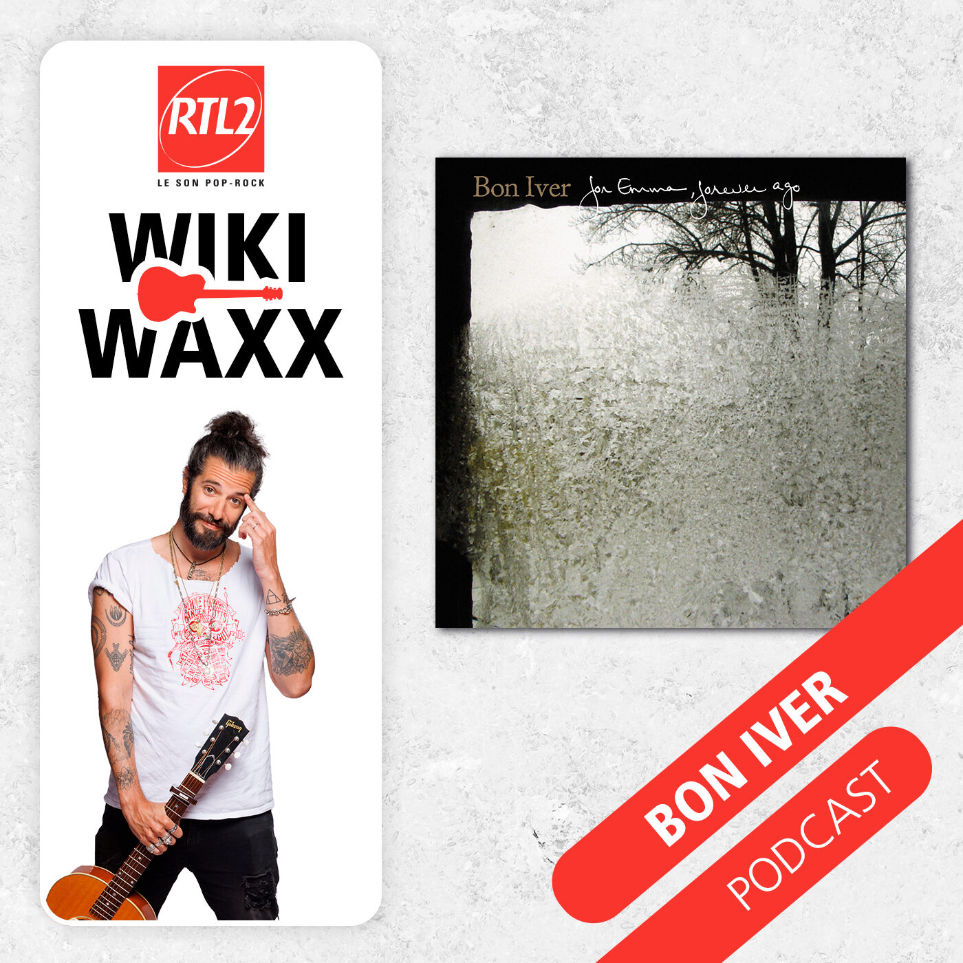 "For Emma, Forever Ago" Bon Iver - Wikiwaxx episode artwork