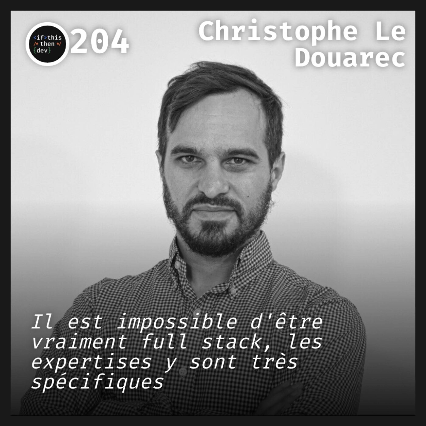 episode cover #204.src - Dev bas niveau: Voyage au centre de l'application. avec Christophe Le Douarec