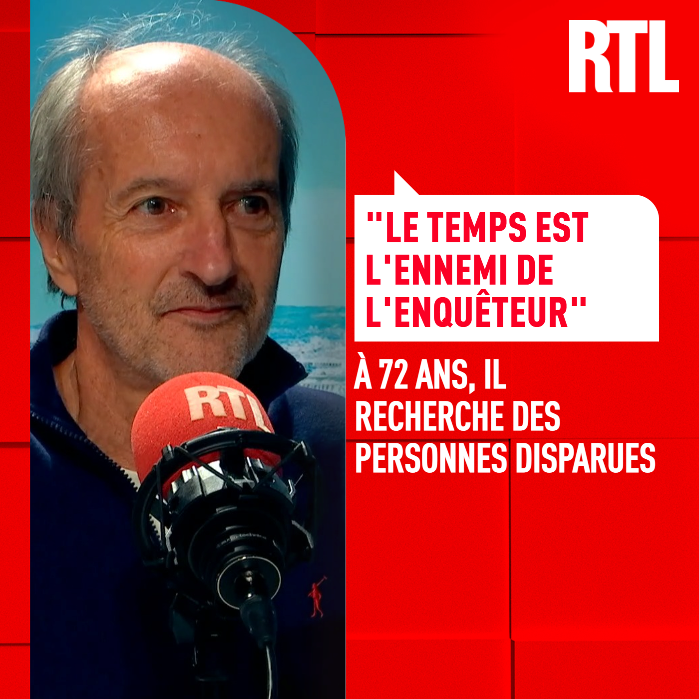 À 72 ans, il enquête sur les personnes disparues