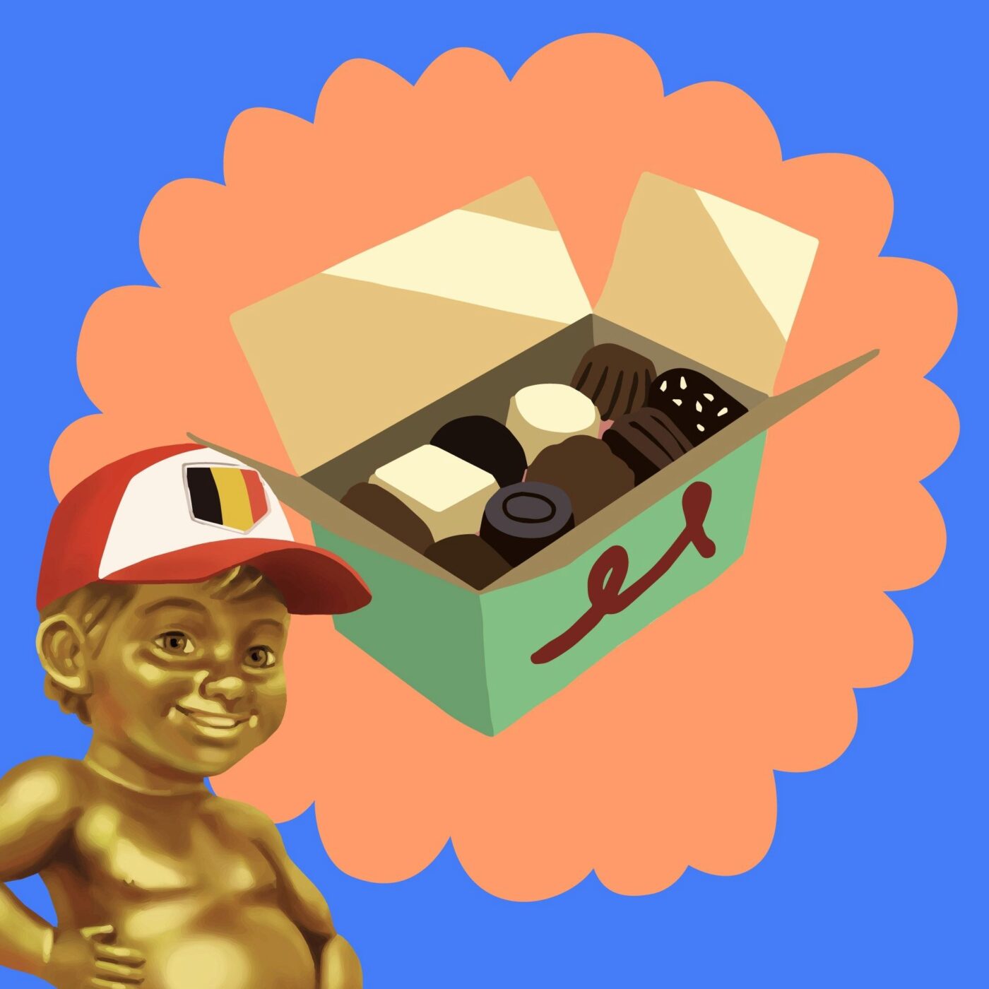 La praline chocolatée La praline chocolatée