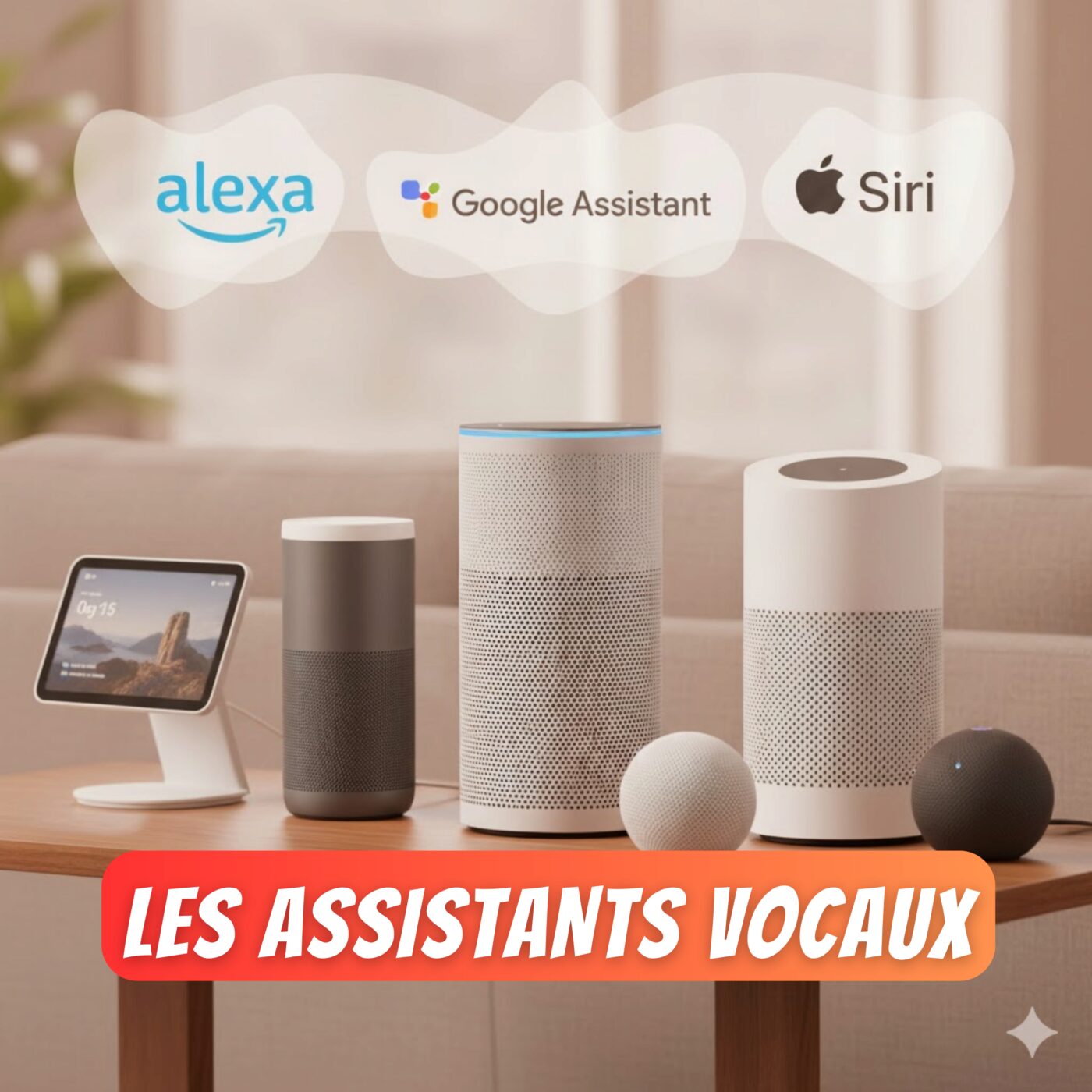 #05 Alexa, Google, Siri... Les Assistants vocaux intelligents