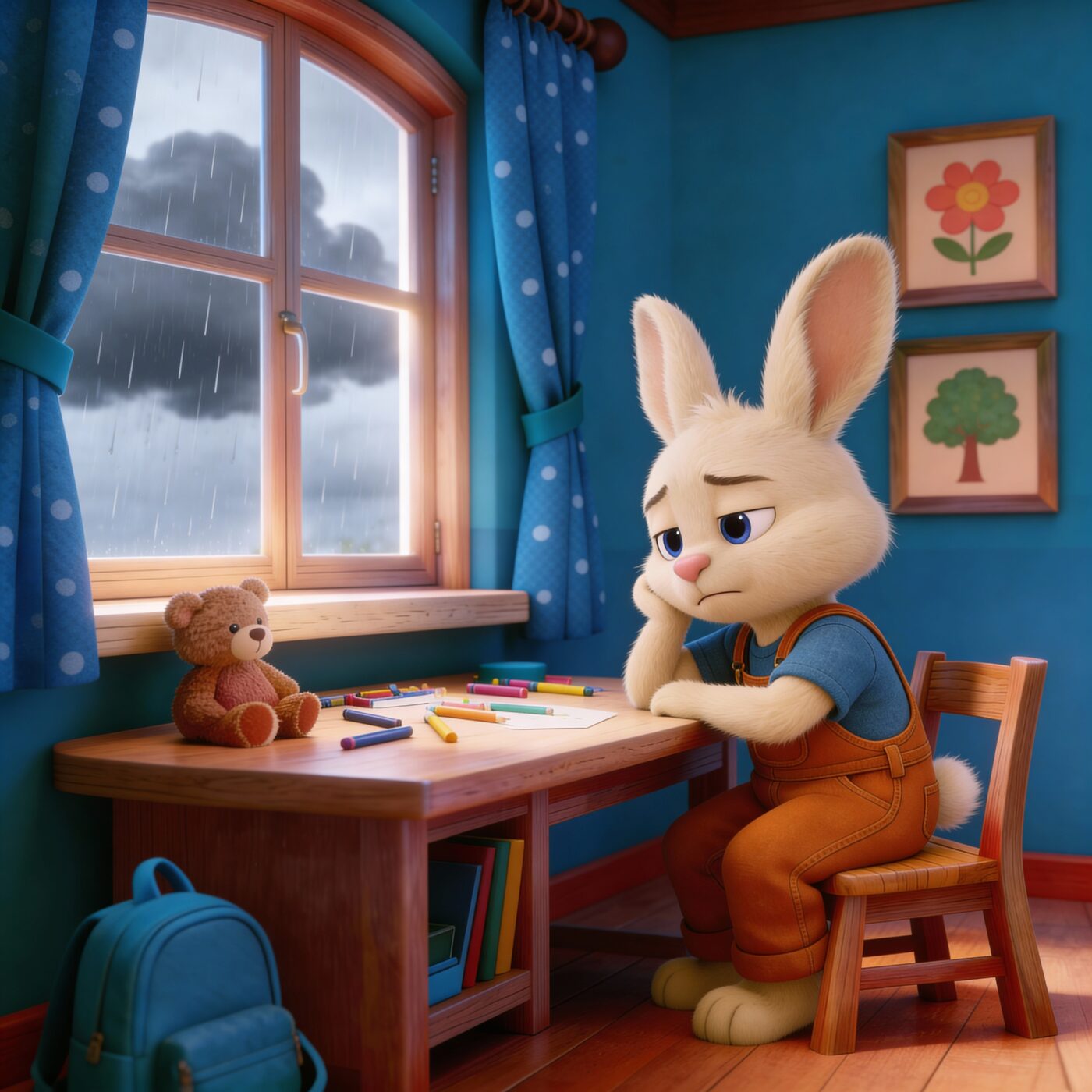 Petit Lapin s'ennuie