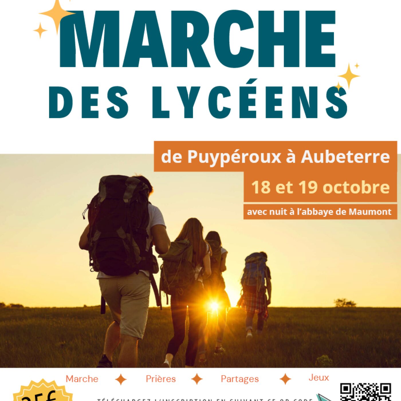 Deux jours de marche, de temps spirituels et de partage pour des lycéens episode artwork