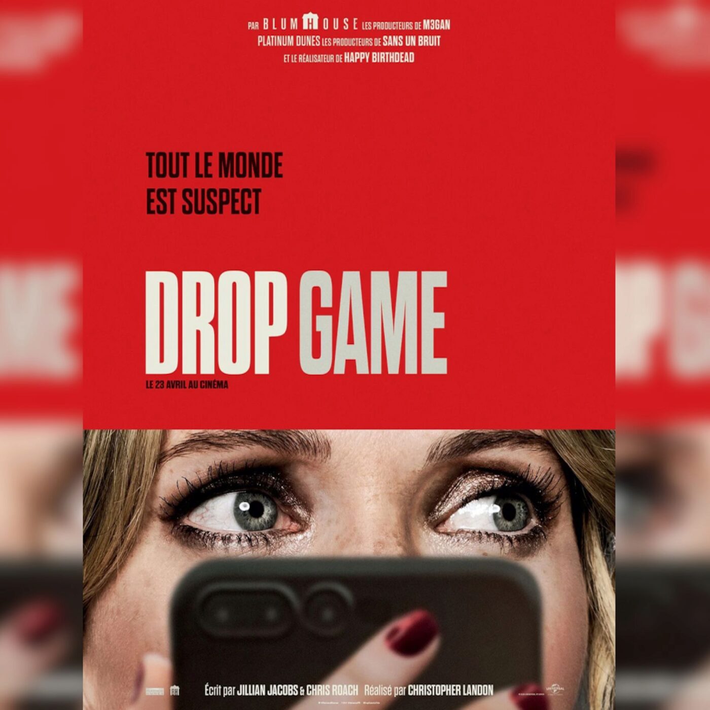 Du cinéma au choix : thriller haute tension "Drop Game", horreur subtil "Until Down" ou comédie espiègle "Le Mélange des Genres"
