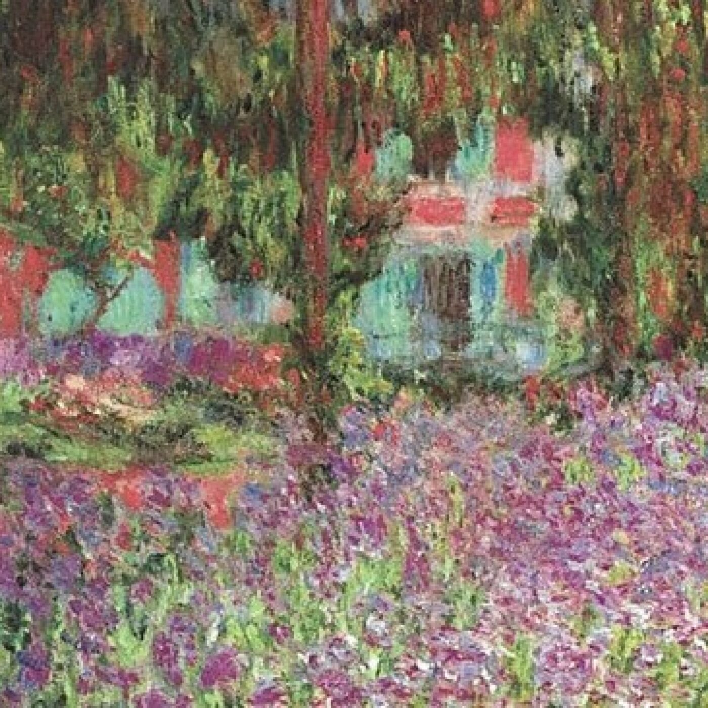 Les jardins français du cloitre monastique aux murs végétalisés