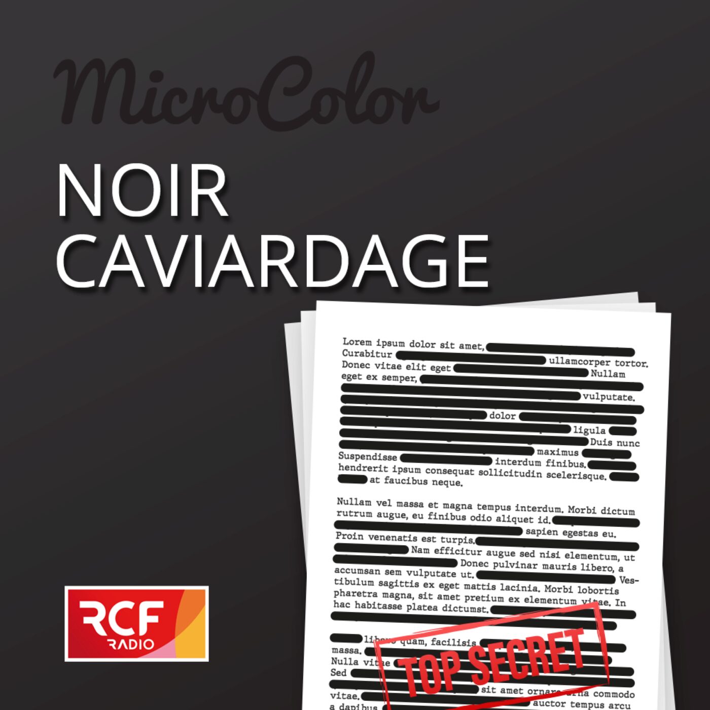 Noir caviardage episode artwork