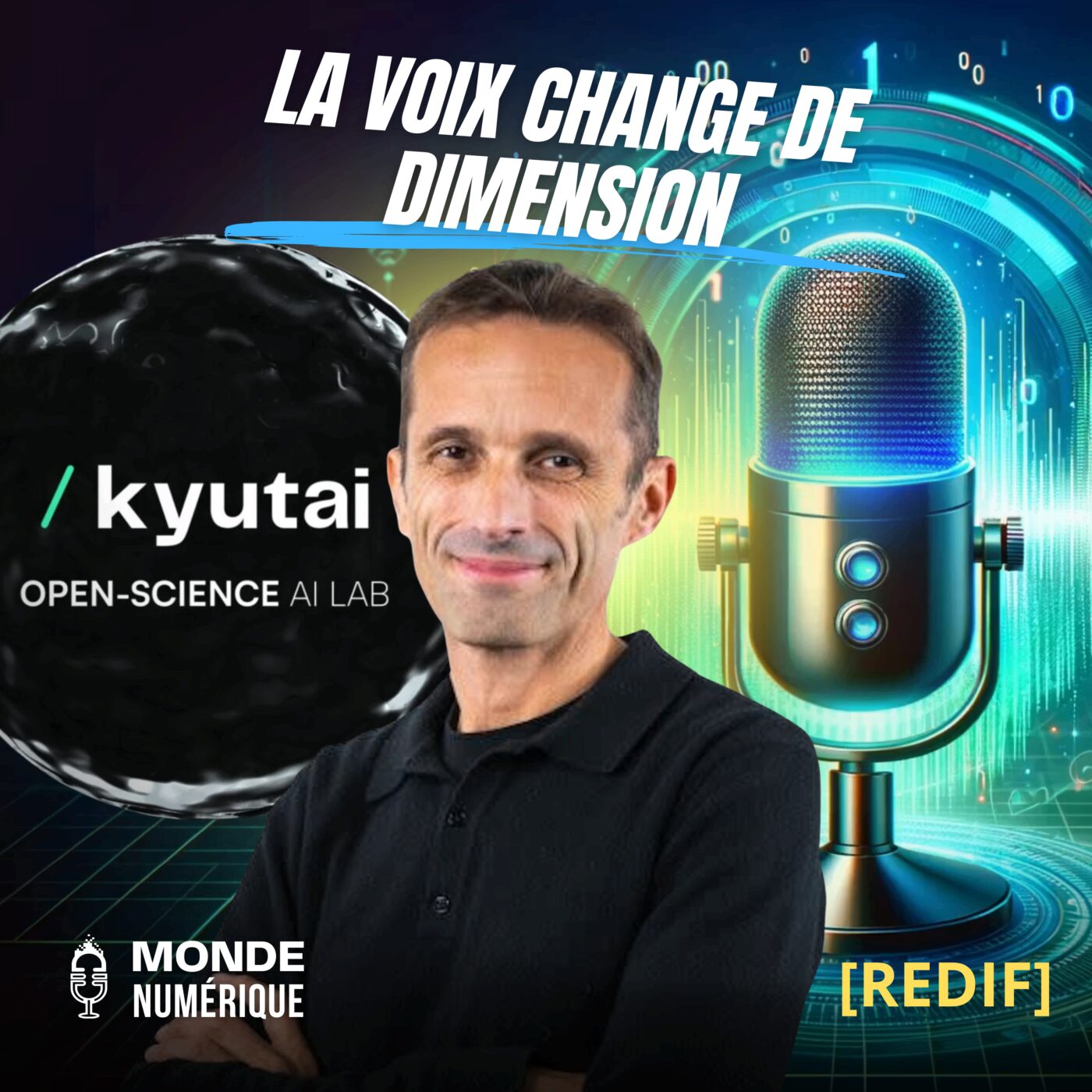 L’IA vocale française veut rivaliser avec les géants mondiaux (Patrick Pérez, Kyutai) [REDIF] episode artwork
