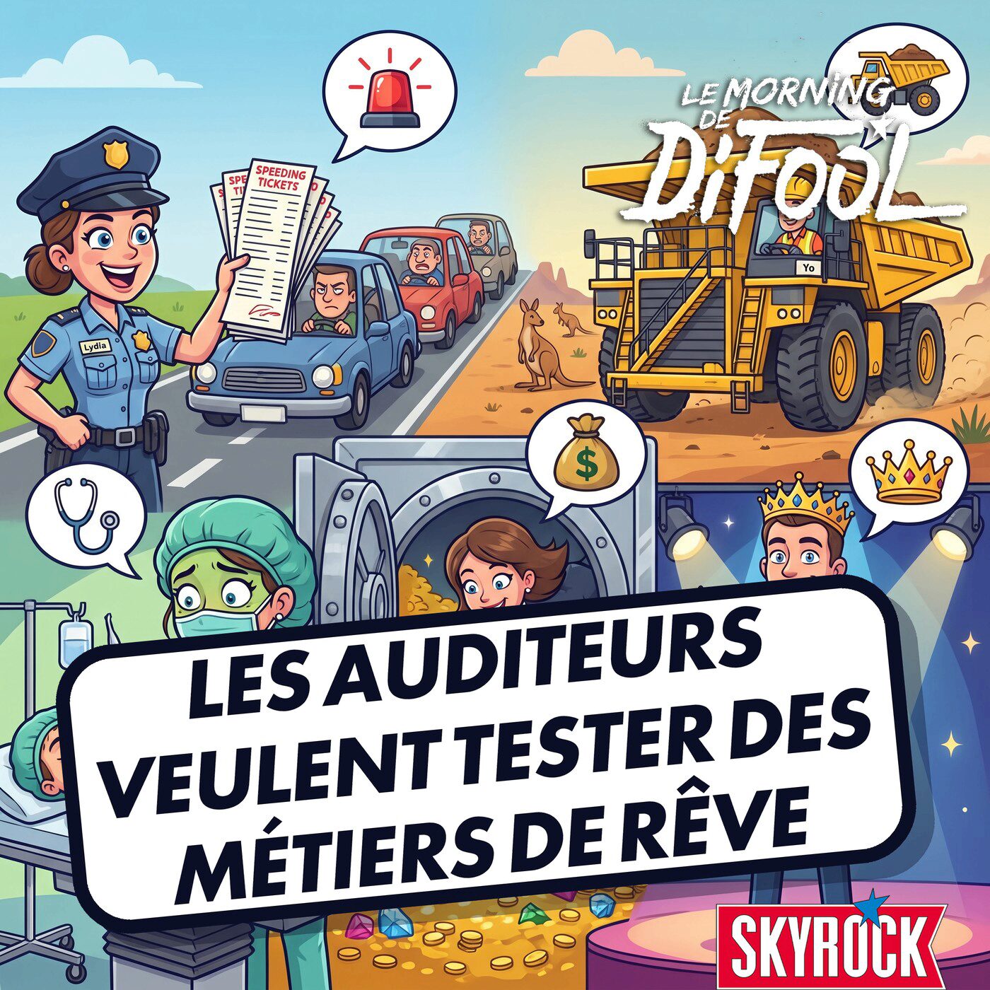 Les auditeurs veulent tester des métiers de rêve
