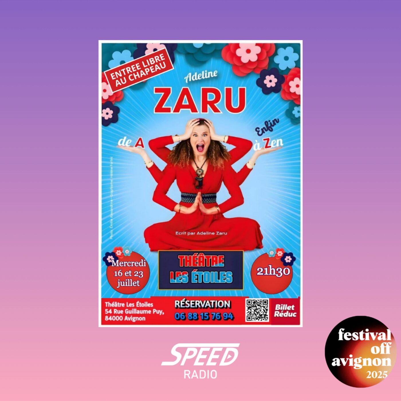 Interview de Adeline Zaru pour le spectacle A à enfin Zen - Festival OFF Avignon 2025 Interview de Adeline Zaru pour le spectacle A à enfin Zen - Festival OFF Avignon 2025