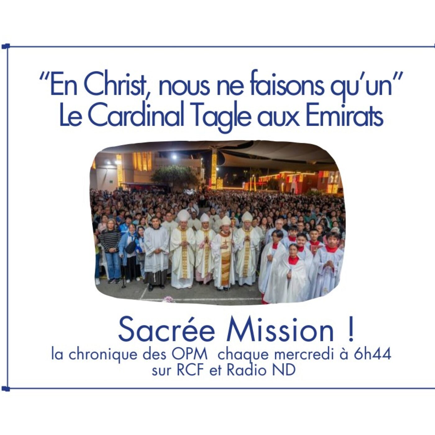 Sacrée mission !