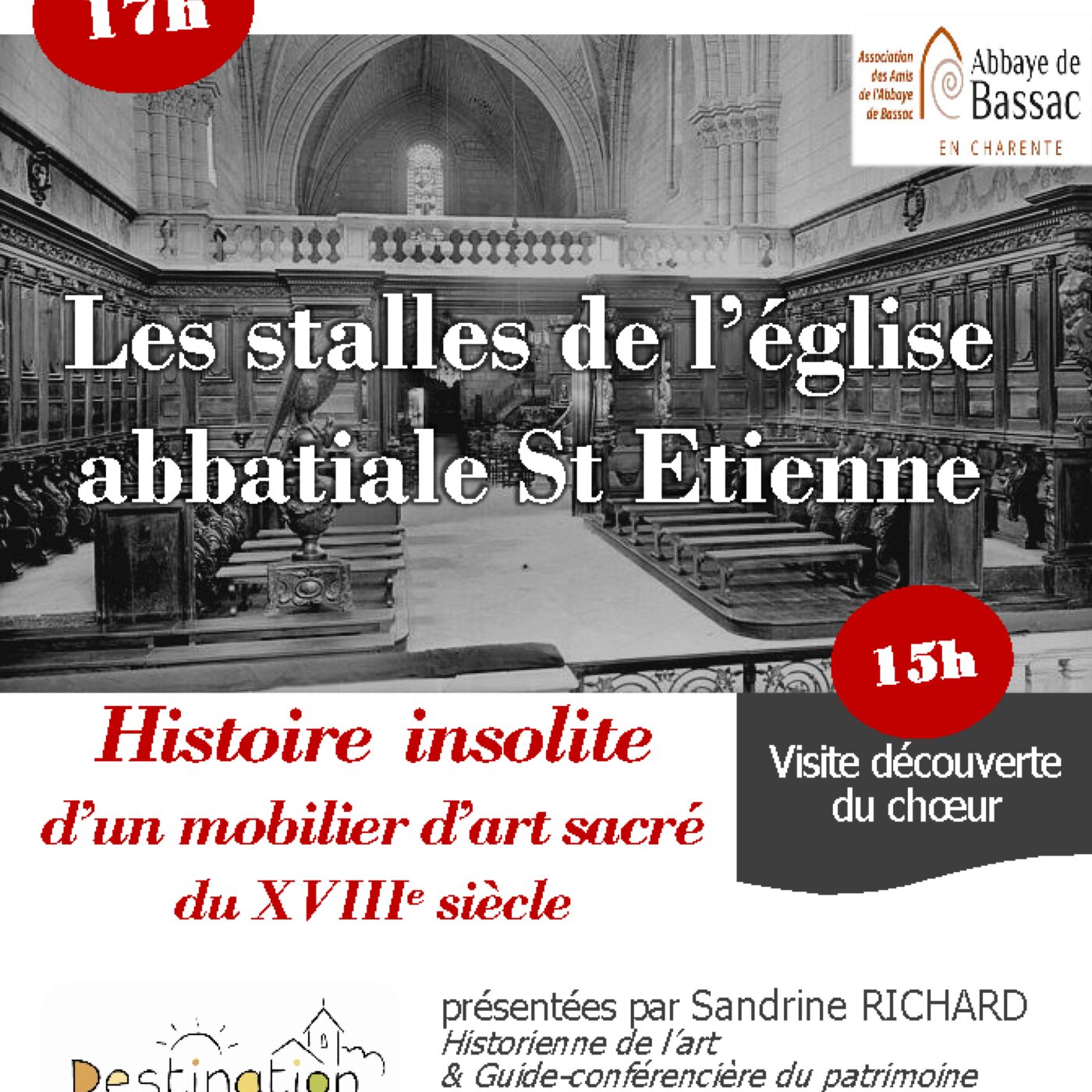 Visite et conférence dédiées aux stalles de l’Abbaye de Bassac episode artwork