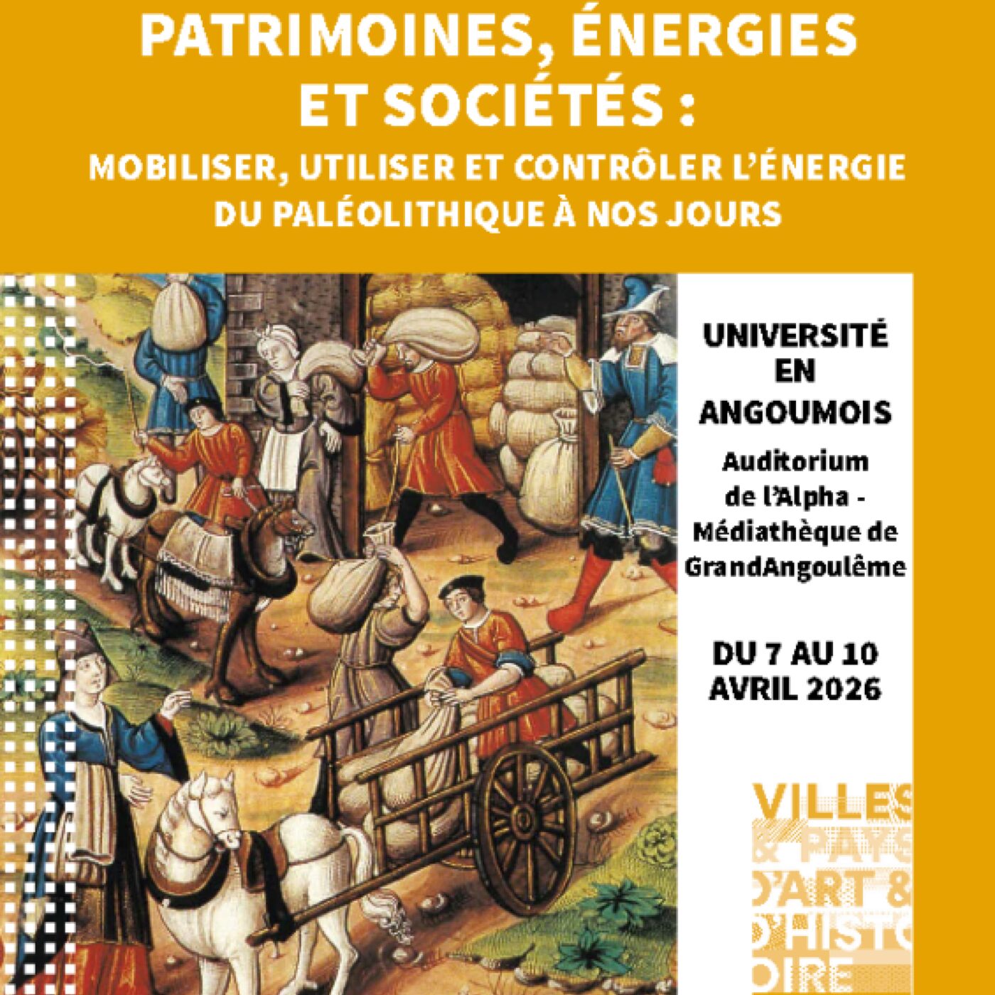 L'Université en Angoumois du 7 au 10 avril à l'Alpha à Angoulême episode artwork