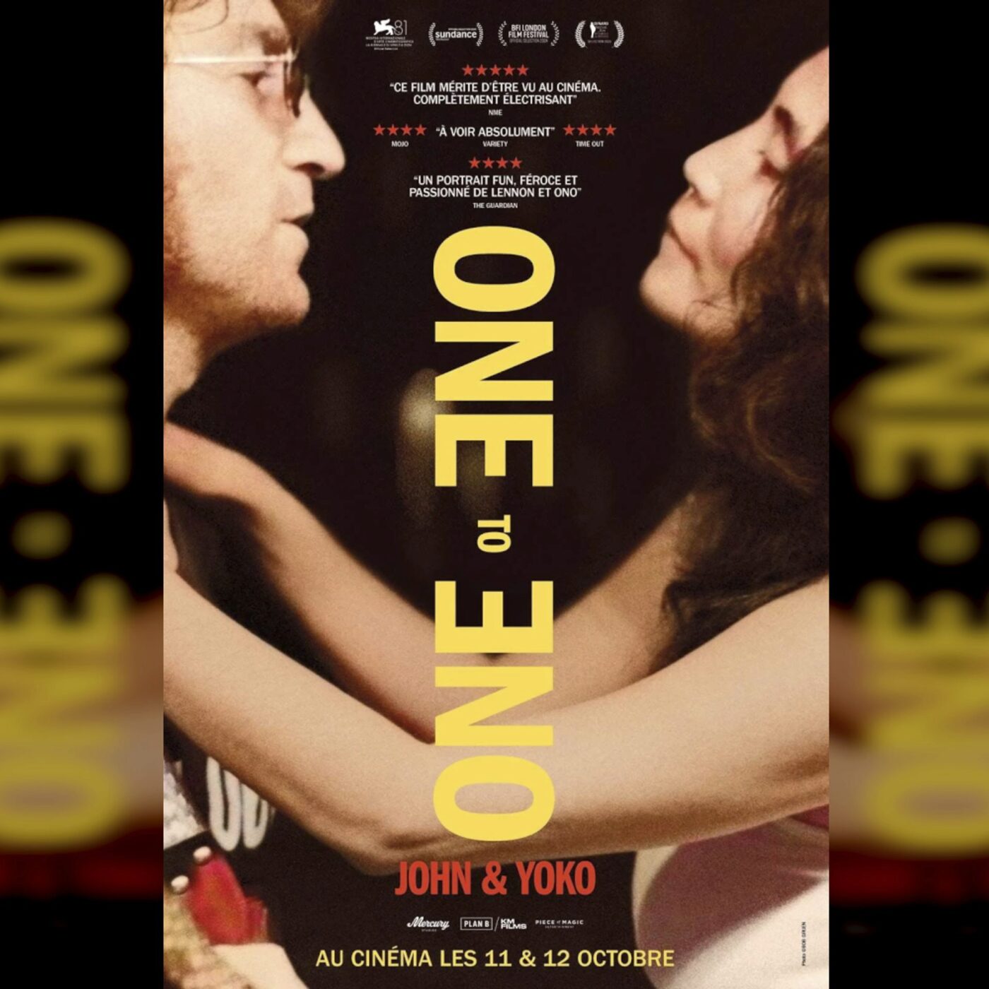 Les critiques de Cathy Immelen : "One to One" un documentaire sur le couple mythique John Lennon et Yoko Ono