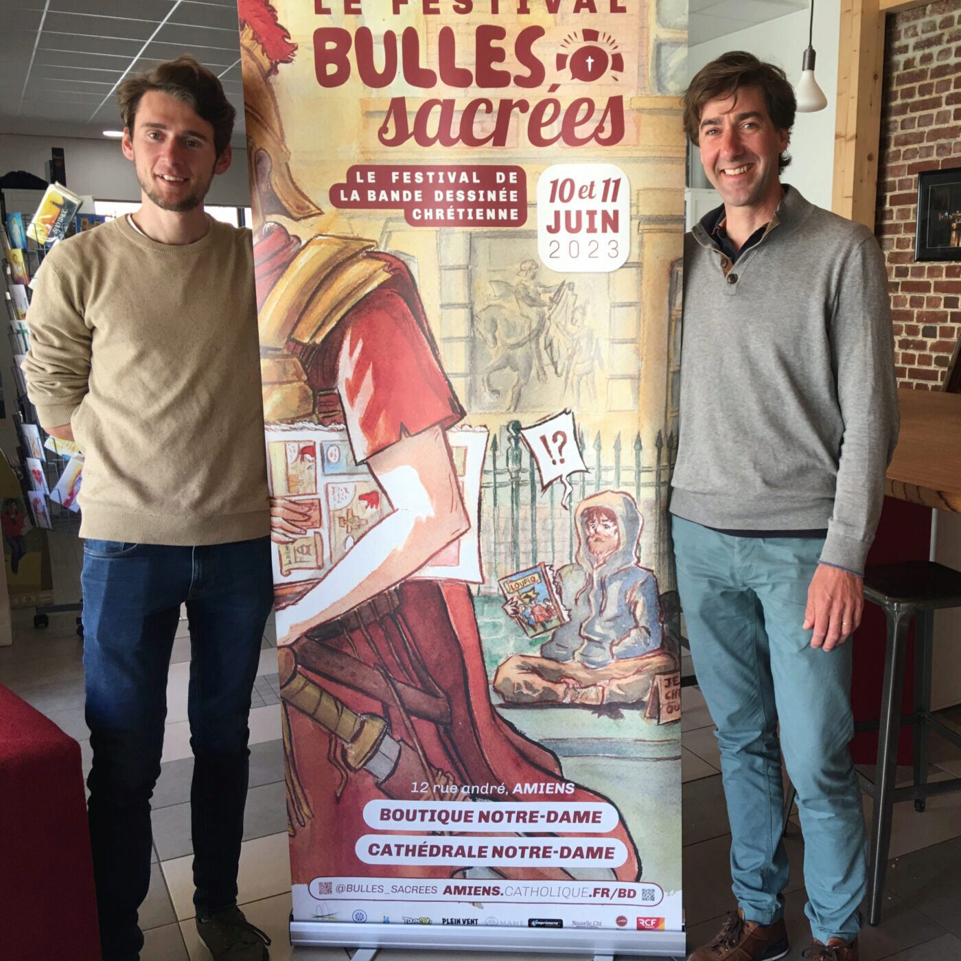 Festival Bulles Sacrées. Aymeric de La Vieuville et Maximilien Delfau episode artwork