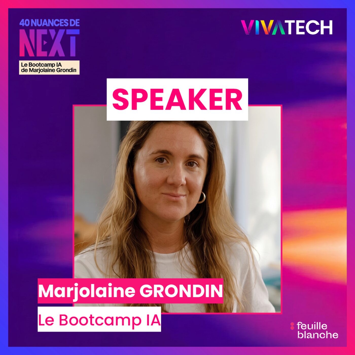 [VIVATECH 2026] De ChatGPT aux agents, reprendre le contrôle - Marjolaine Grondin - Le Bootcamp IA episode artwork