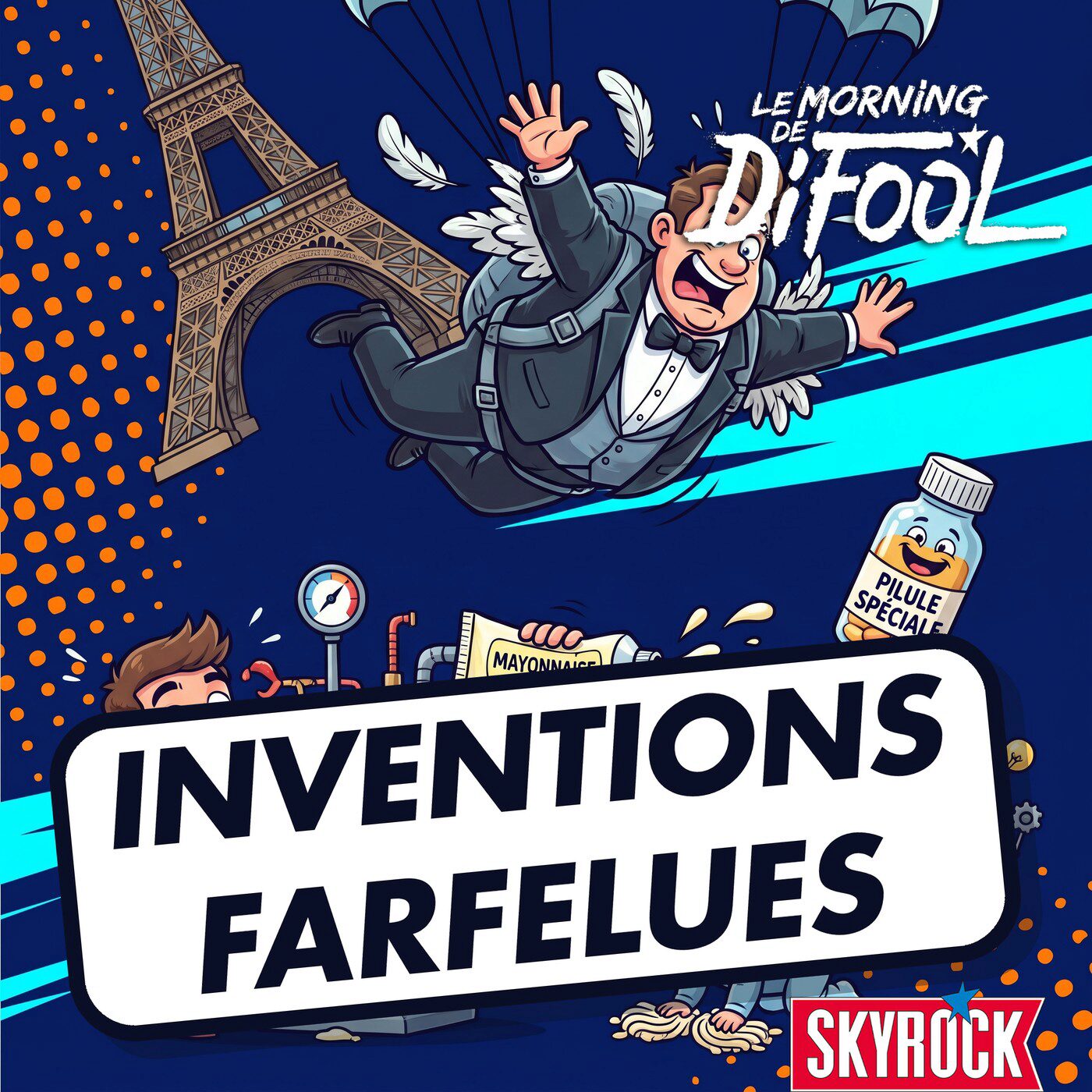 Inventions insolites : smoking parachute, pilule mystérieuse et tube de mayo