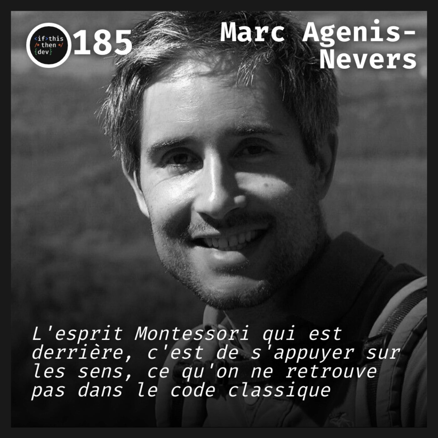 episode cover #185.src - Code en bois: Apprendre le c-oh-oh-oh-de  avec Marc Agenis-Nevers
