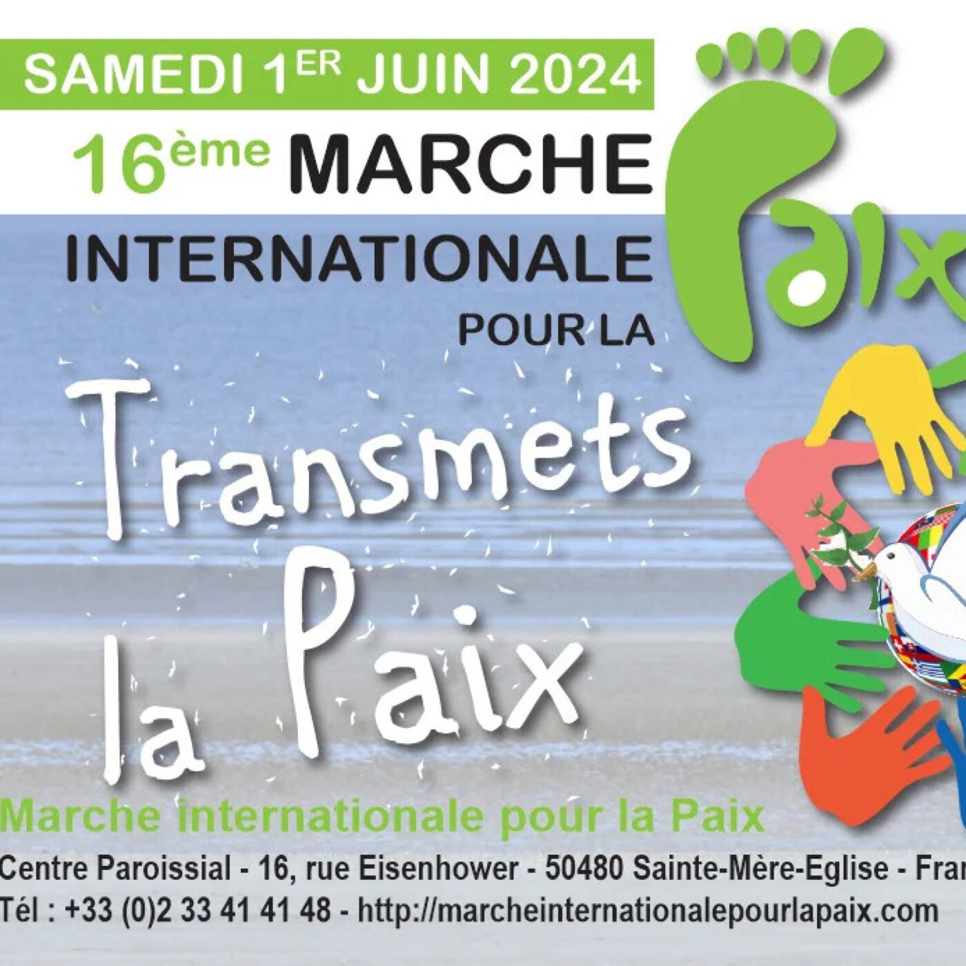 La marche pour la paix dans la Manche