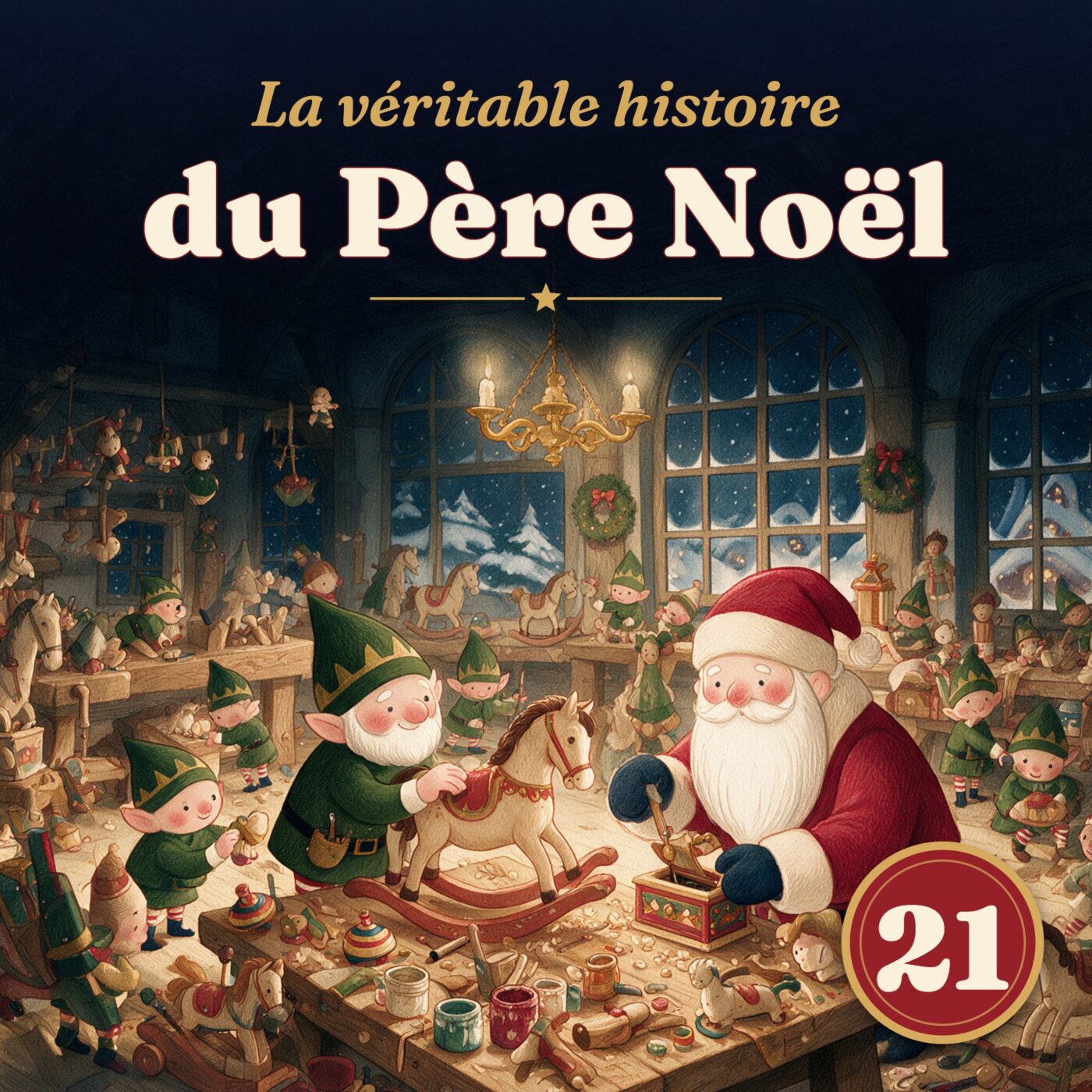Couverture de 21 Décembre : L'histoire vraie du Père Noël !
