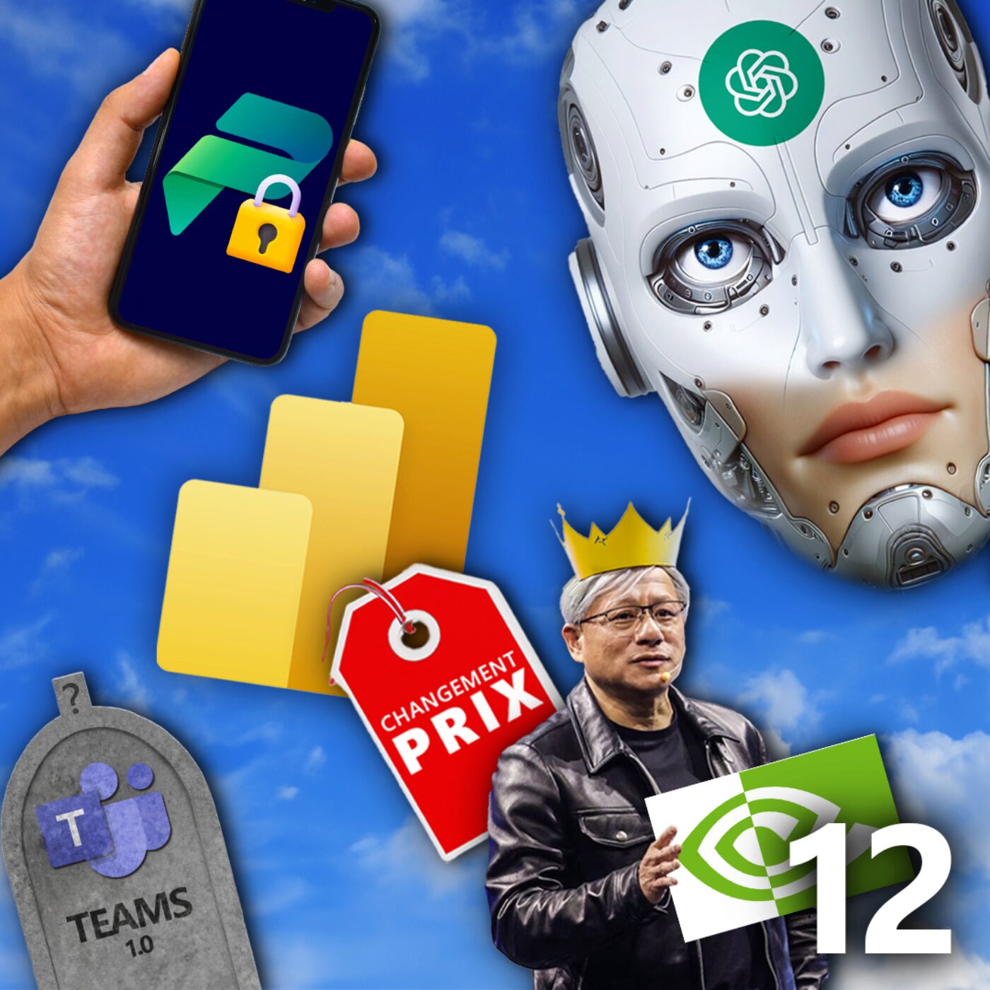 [EP.12] Les annonces NVIDIA, Adieu Teams ? Power Platform + VPN, Power BI Premium disparait, Cloner sa voix en 15s - Les Têtes Dans Le Cloud