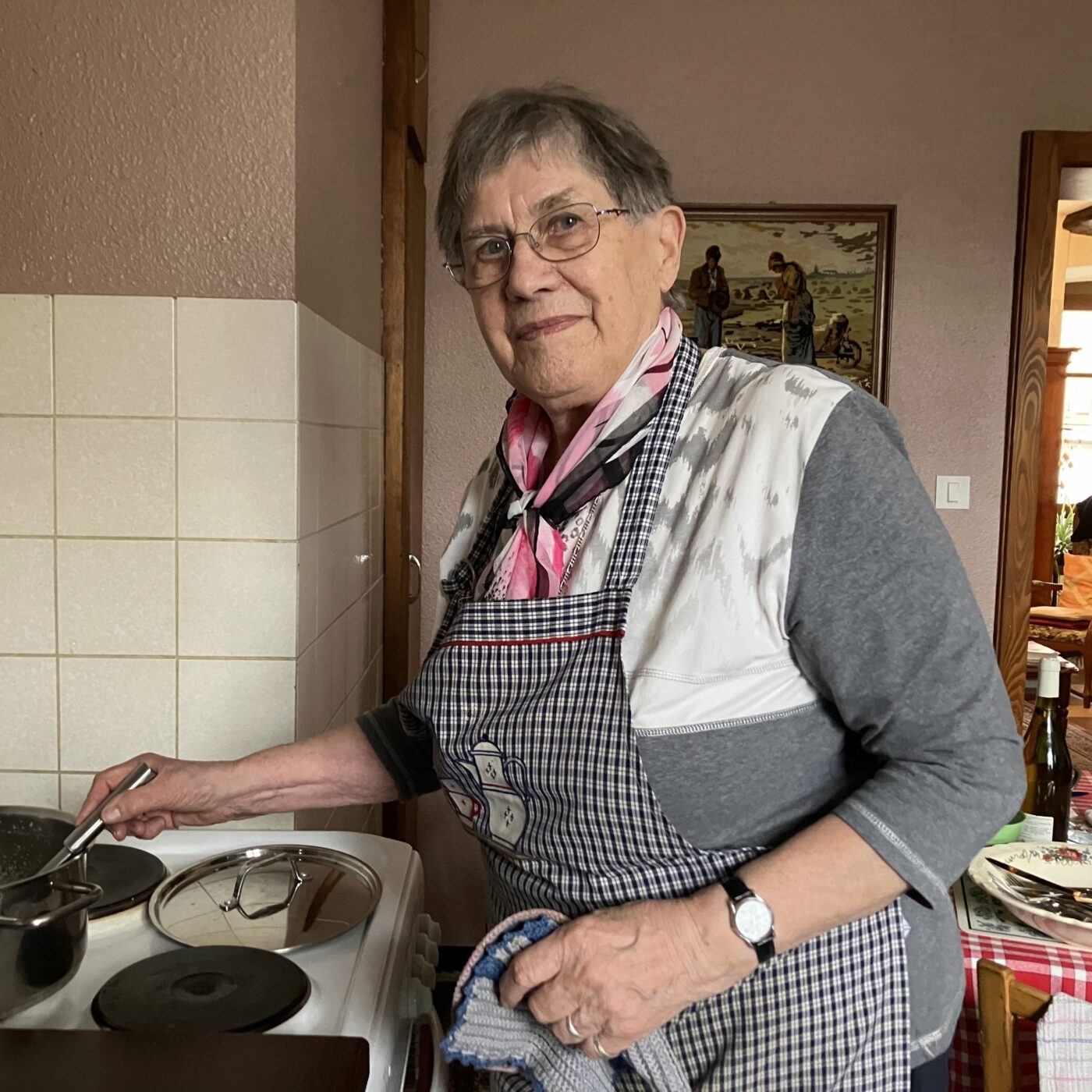 Le pâté paysan crudités chez soeur Odile à Saint-Jean-de-Bassel