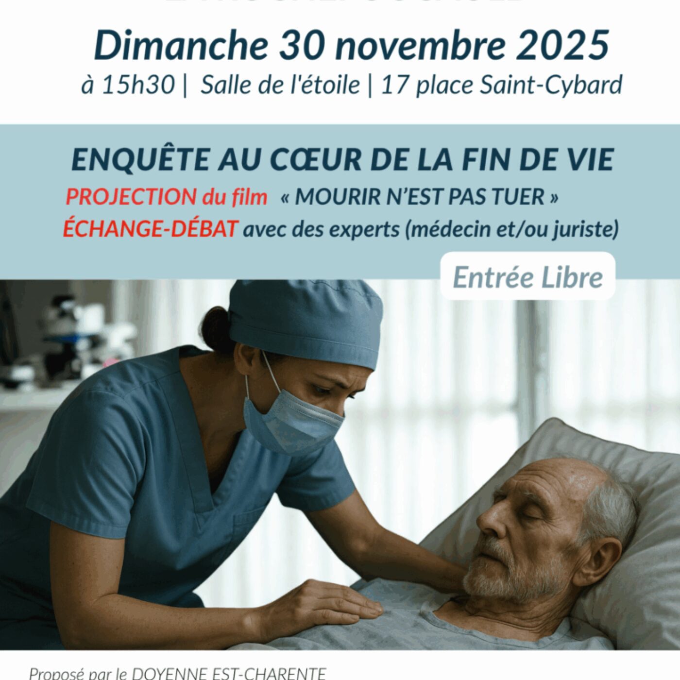 Ciné-Débat sur la fin de vie dimanche, le 30 vovembre, à La Rochefoucauld episode artwork