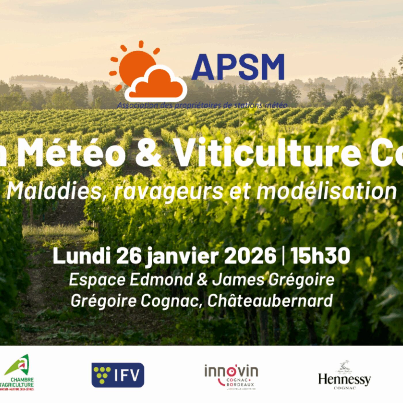 Forum Météo et Viticulture Cognac, 2ème édition, le 26 janvier à Châteaubernard episode artwork