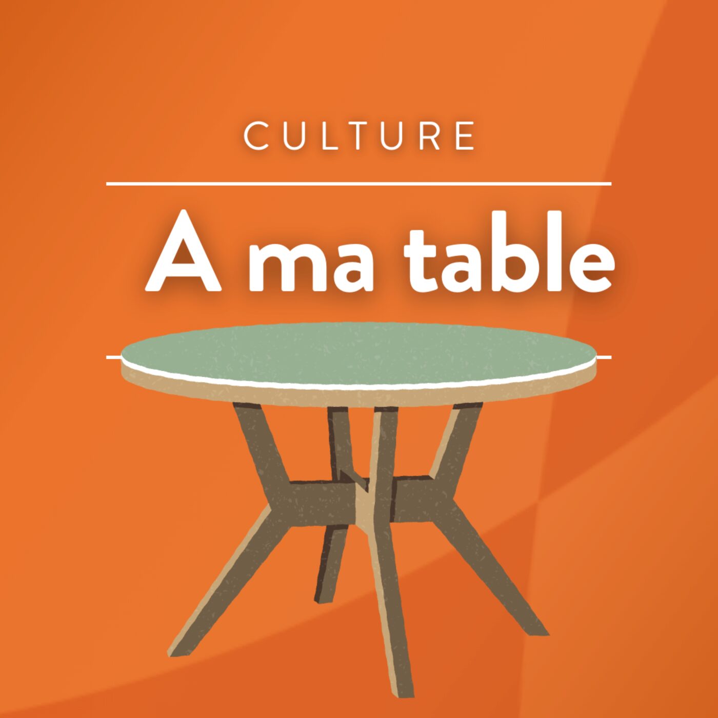 À ma table