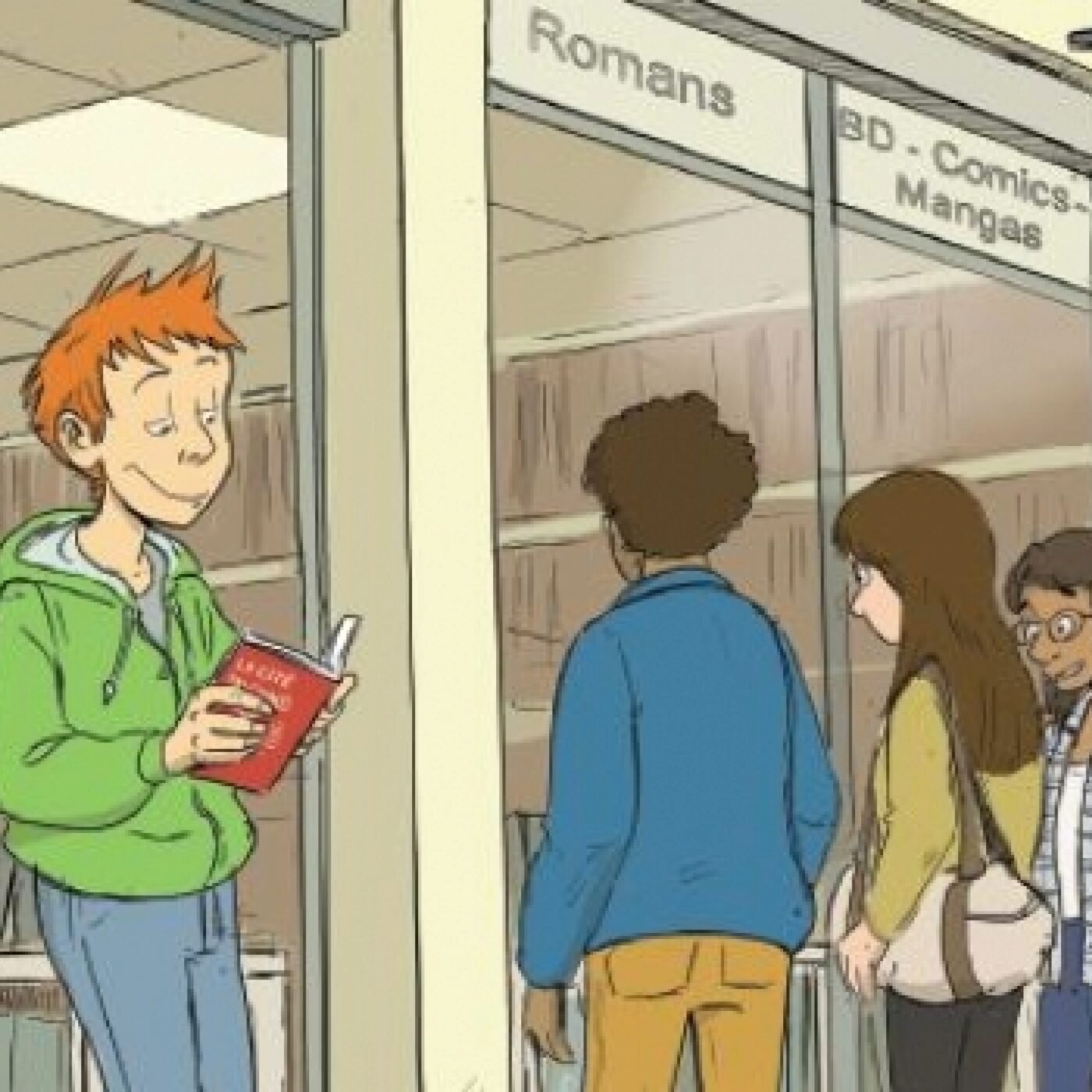 Jeunes en librairie