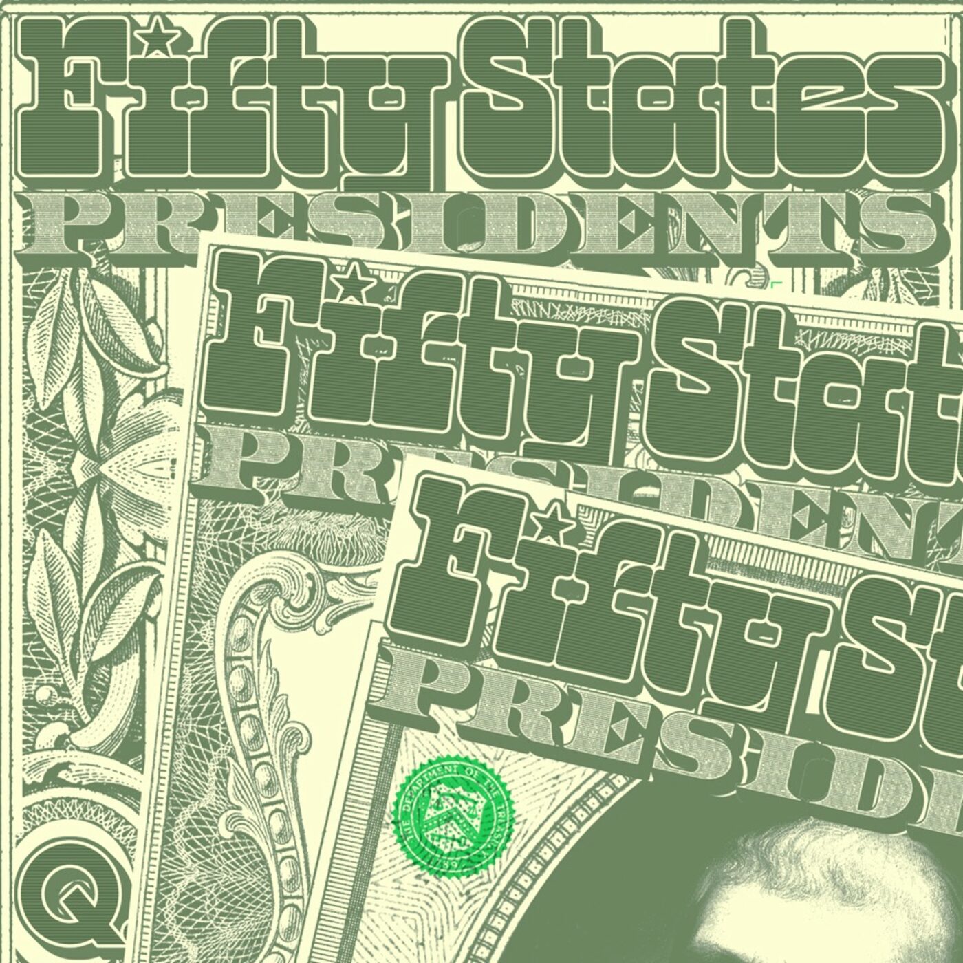 Illustration du podcast Fifty States — un Podcast Quotidien