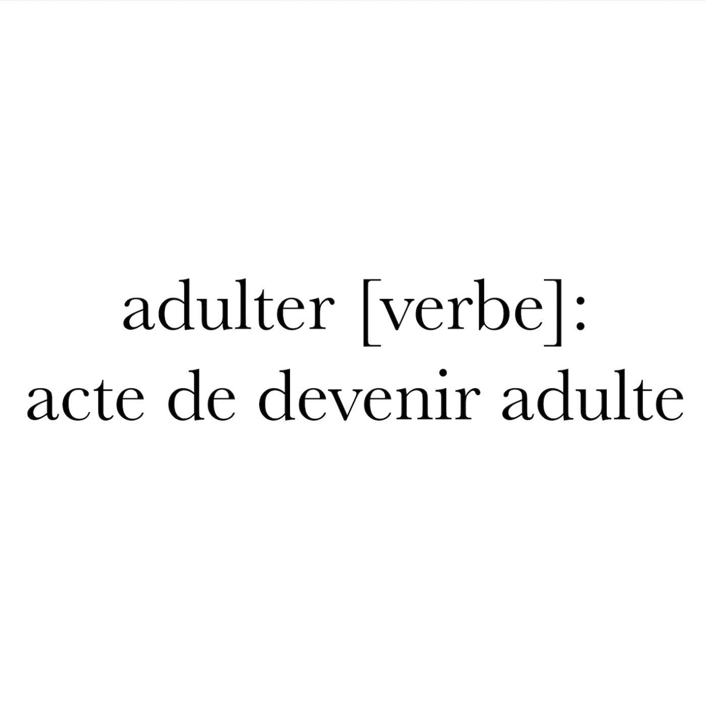adulter