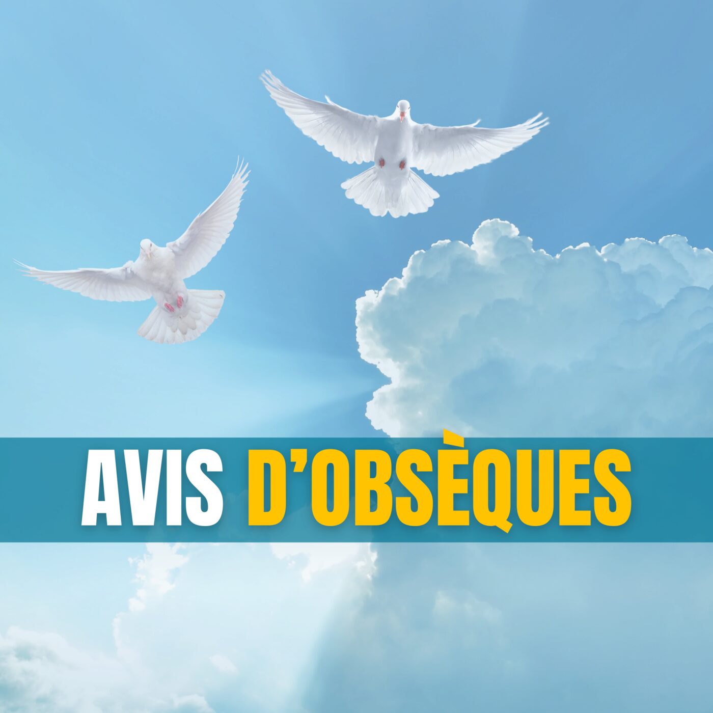 Avis d\'obsèques de Guyane
